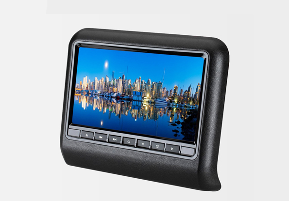 9寸外挂翻盖式头枕DVD M-9901